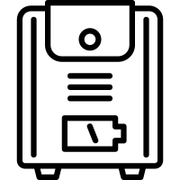 UPS uninterruptible power supply icon