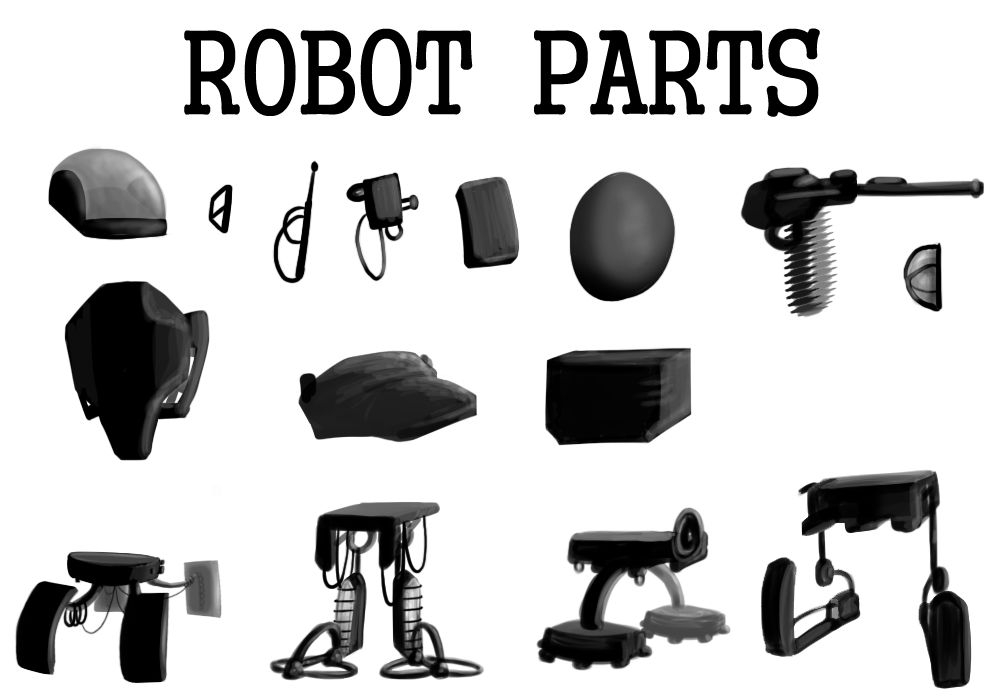 Robot parts icon