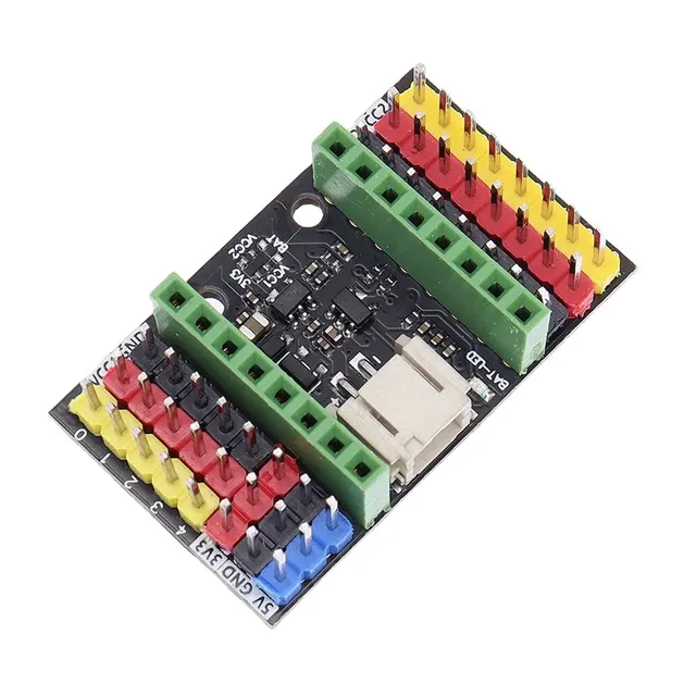 لوحة التوسعة ESP32-C3 SuperMini تعزز لوحة التطوير ESP32-C3 من خلال دعم بطاريات الليثيوم، الشحن عبر USB، توسيع منافذ IO، وخيارات طاقة مرنة (3.3V أو 3.7V). image